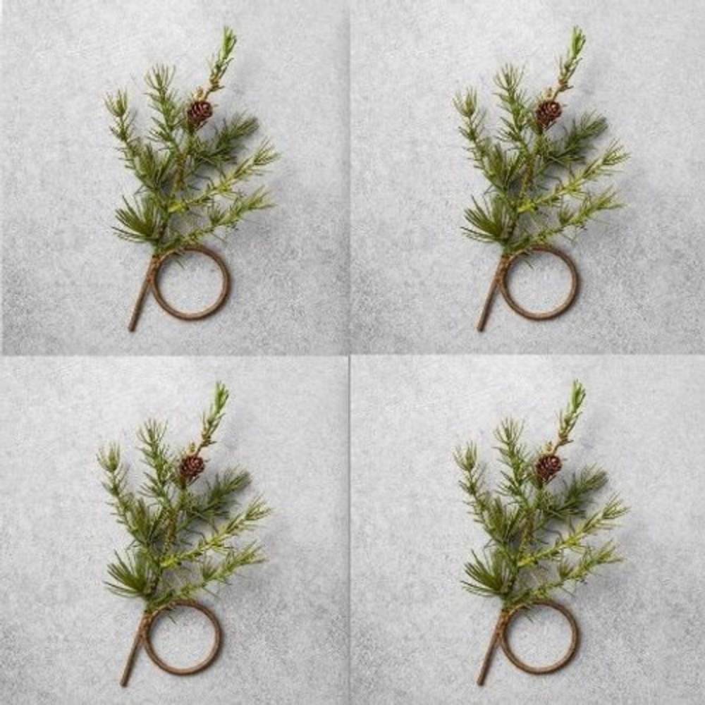 Greenery Napkin Rings (Set of 4) – Hearth & Hand Magnolia, Target 2018 Christmas